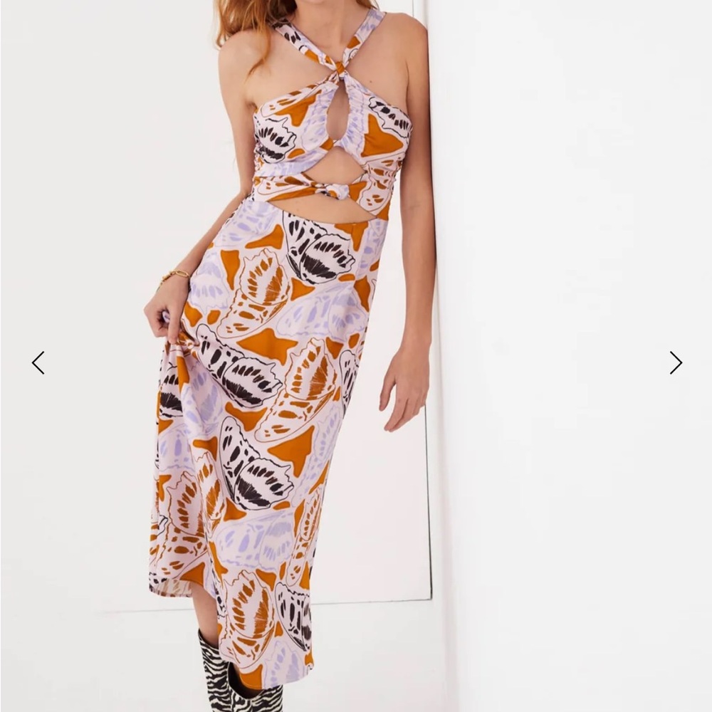 For Love and Lemons Esmeralda Midi Dress